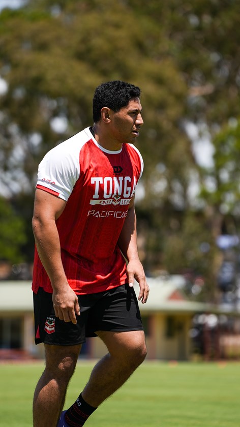 Jason Taumalolo at Pacific Championships training.