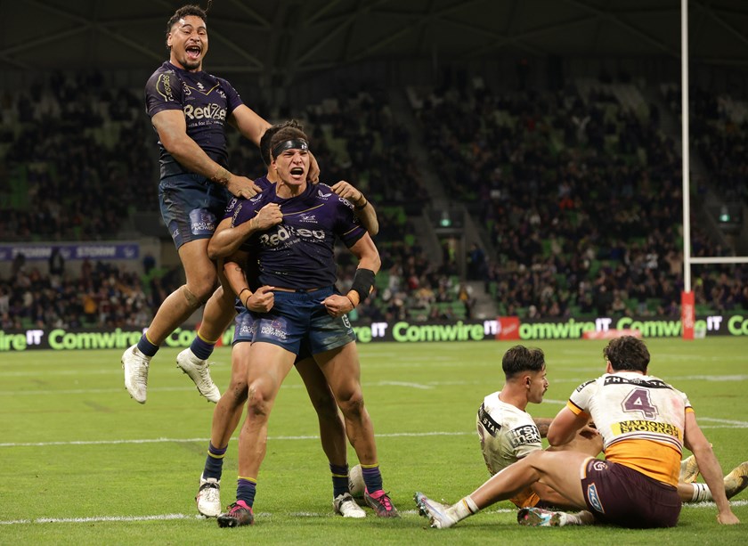 The Storm proved too strong for the Broncos when the two sides met in Round 11. 