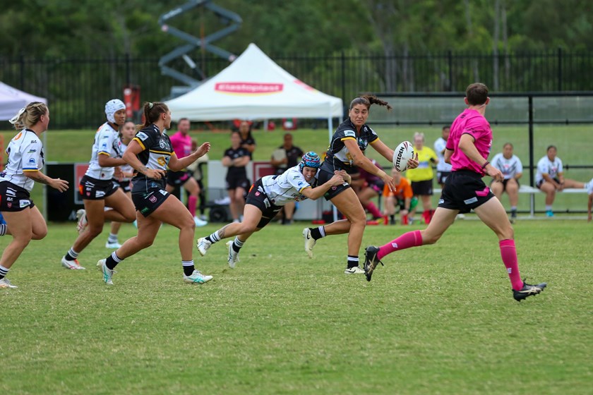 Olivia Kernick in action for Tweed Seagulls in the BMD Premiership.