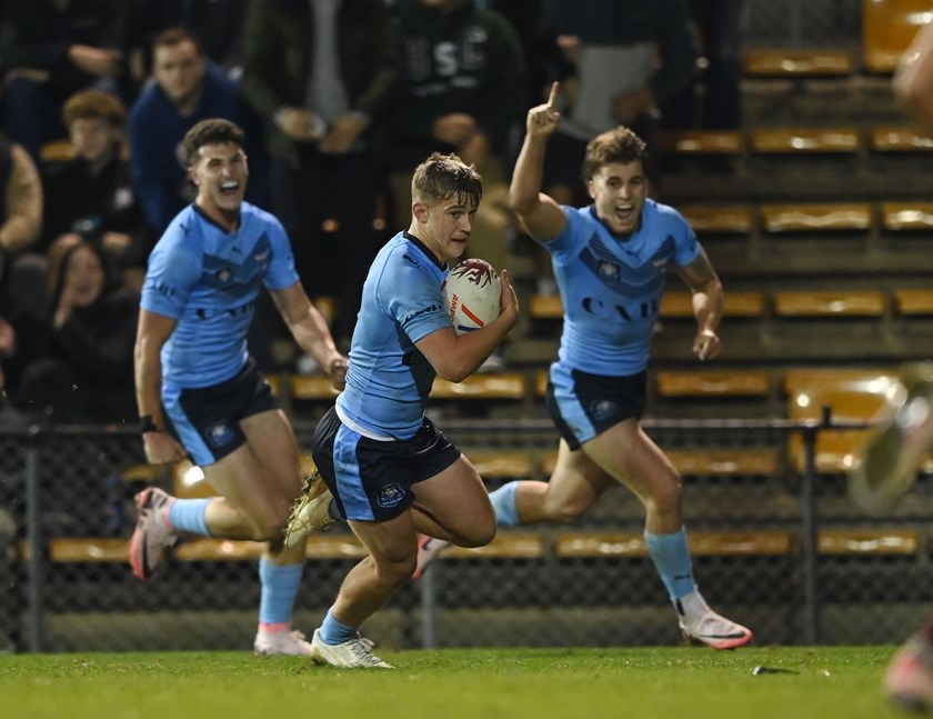 Matt Arthur scored the winning try for NSW in last week's Under-19's State of Origin.