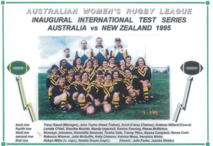 Graham Willard was the coach of the inaugural Jillaroos team.