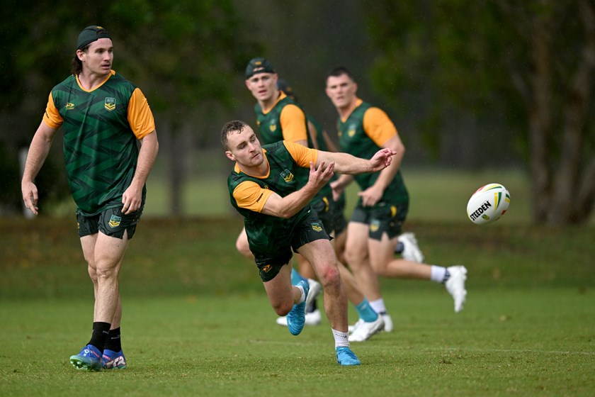 Jacob Liddle in Australian Prime Minister's XIII training. 