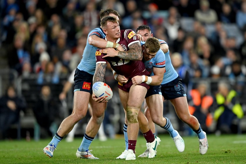 J'maine Hopgood enjoyed a solid Origin debut on Wednesday night.