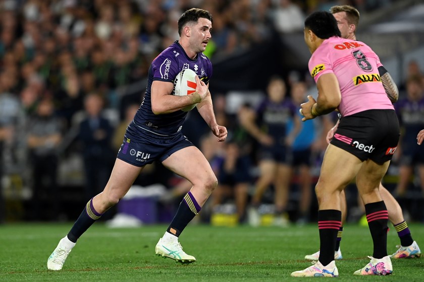 Trent Loiero comes up against the Panthers defence in the decider.