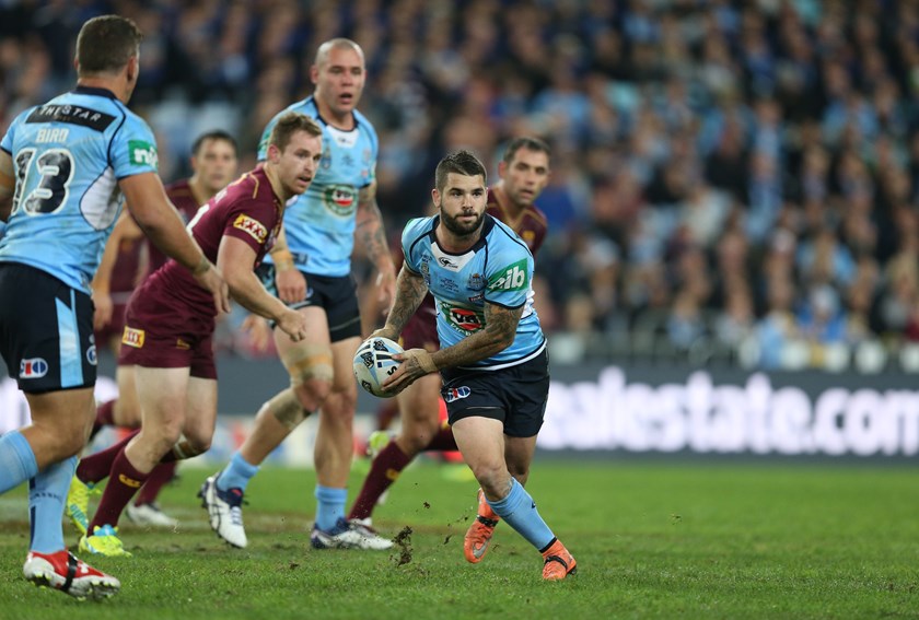 Adam Reynolds in action for New South Wales.