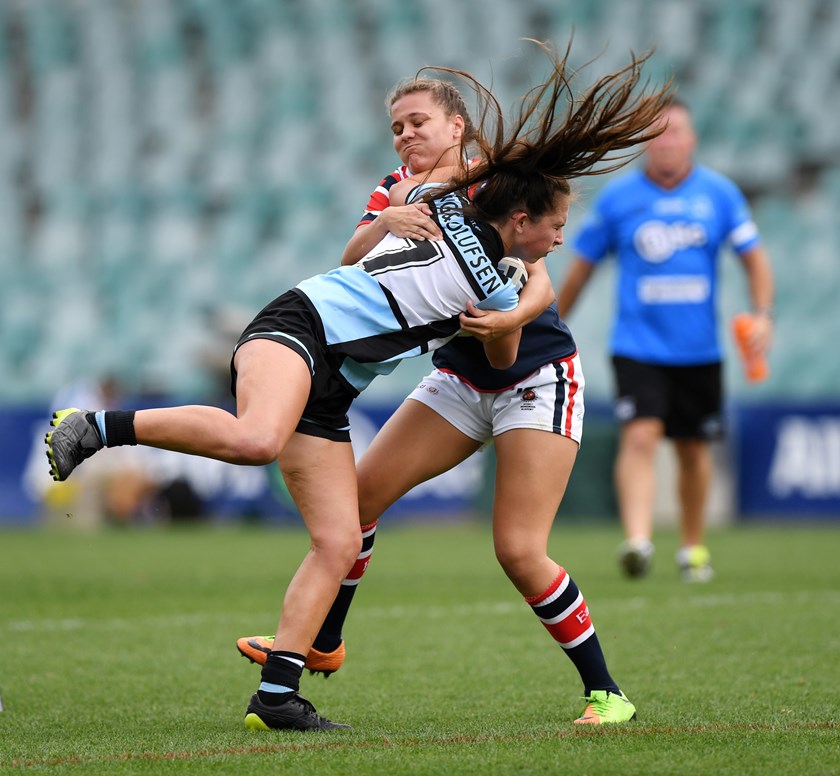 A  young Quincy Dodd playing Tarsha Gayle Cup for the Sharks.