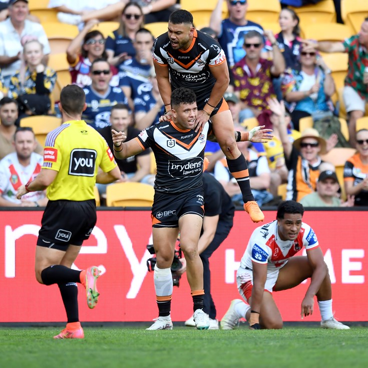 'It was extraordinary': Bula magic late helps Wests Tigers to gritty win