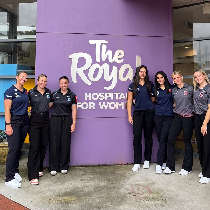 'The real heroes': NRLW stars support women's health for Royal Giving Day