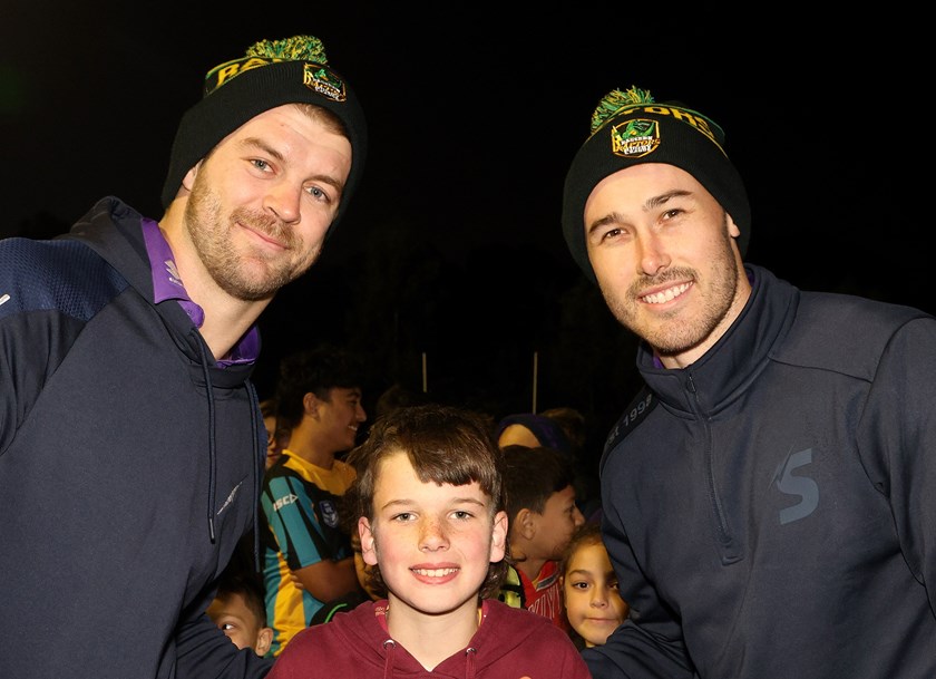 Eastern Raptors player Logan Friend, with Christian Welch and Nick Meaney, was Victoria's first registered participant in 2024.