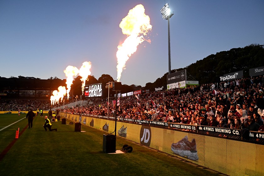 Manly fans have piled into 4 Pines Park this season.