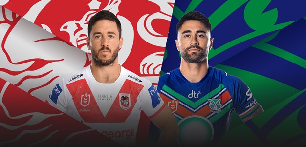 Dragons v Warriors: Hunt backing up; Walker makes return