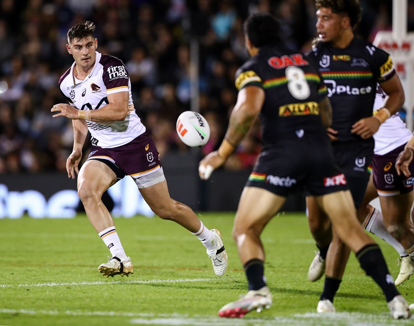 Fletcher Baker in action against the Panthers.