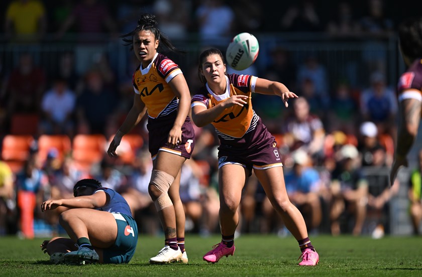 Jada Ferguson in action for the Broncos.