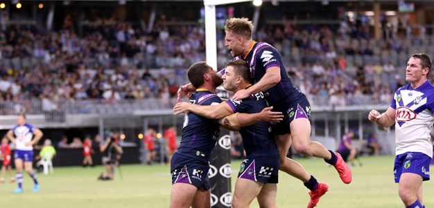 Match Highlights: Bulldogs v Storm - Round 1; 2018