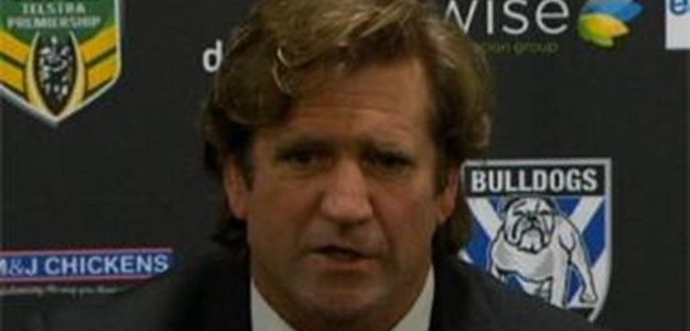 Rd 11 Press Confrence: Bulldogs