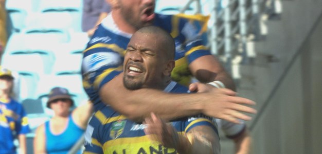 Hayne sets up Ma'u for Eels first try