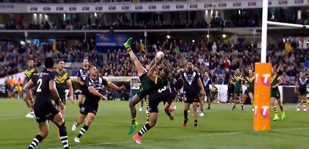 TEST MATCH: Australia v New Zealand - Try 12th minute - Josh Dugan