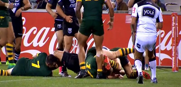 TEST MATCH: Australia v New Zealand - Try 56th minute - Simon Mannering