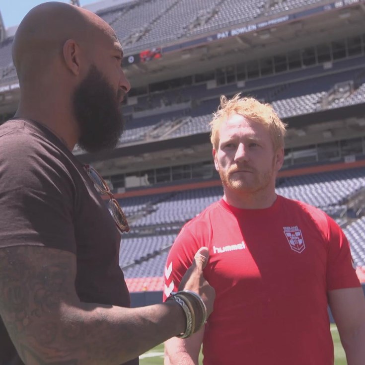 James Graham meets Tim Howard