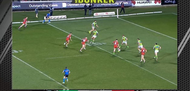 Rd 19: Raiders v Dragons - No Try 19th minute - Joel Thompson