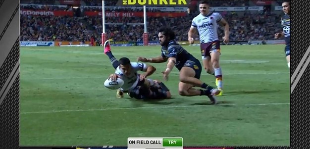 Rd 26: Cowboys v Broncos - Try 27th minute - Jordan Kahu