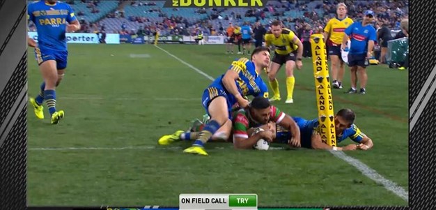 Rd 26: Eels v Rabbitohs - Try 55th minutes - Robert Jennings