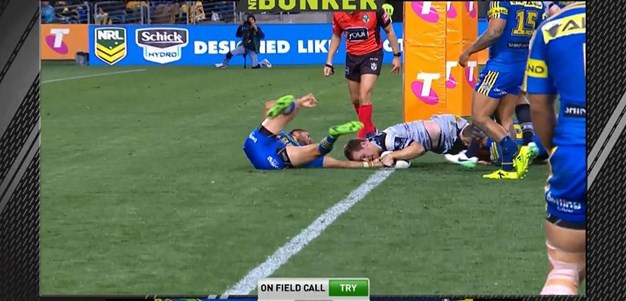 FW 2: Eels v Cowboys - Try 75th minute - Michael Morgan