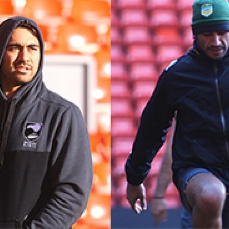 Kangaroos and Kiwis train at Anfield