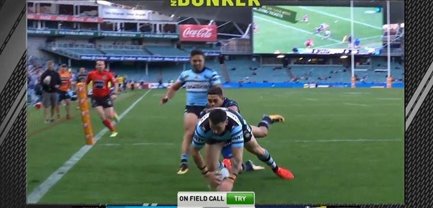 FW 1: Sharks v Cowboys - Try 56th minute - Jack Bird