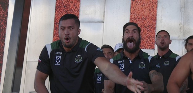 Maori set scene for All Stars with haka