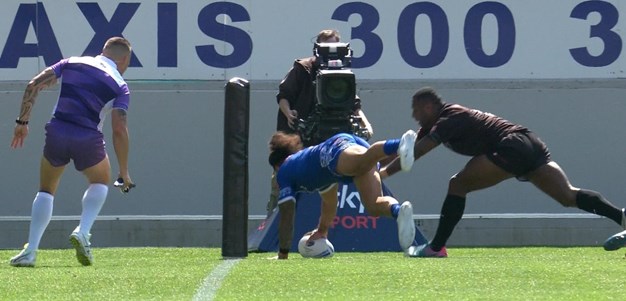 Brilliant flick pass from Lafai sends Taufua in