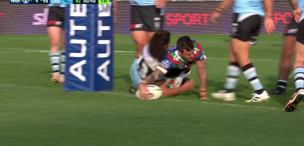 Late Warriors try keeps Sharks out of the top eight