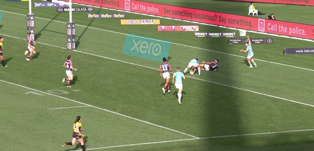 Don scores the first try of the match