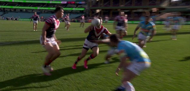 Tedesco sets up Aubusson down the blindside