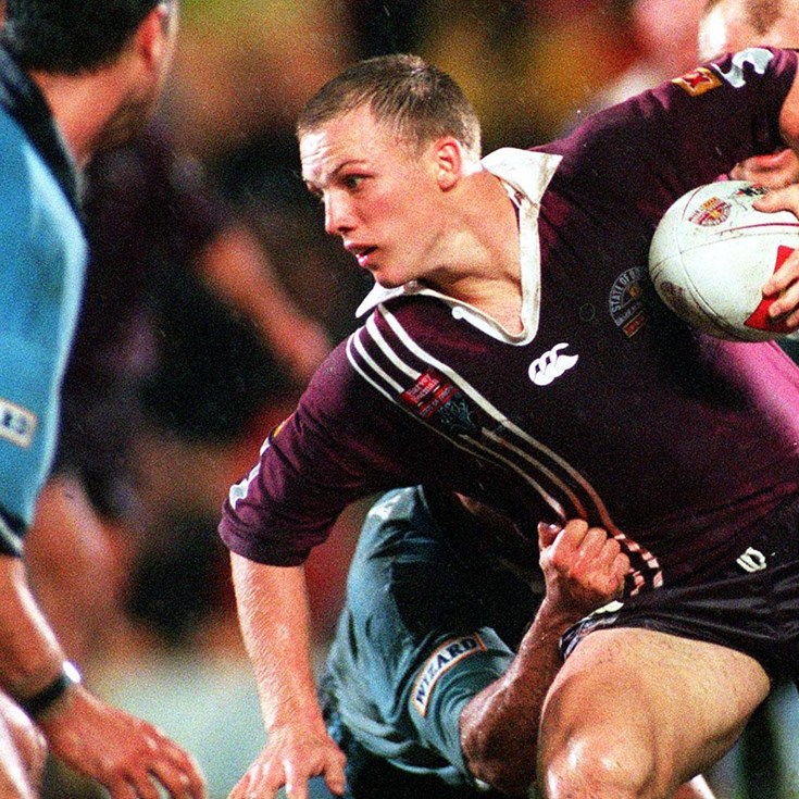 First Origin try: Darren Lockyer