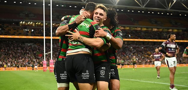 South Sydney seal their spot in the grand final with a try down their lethal left