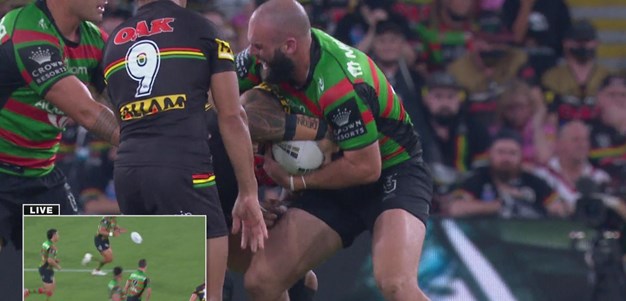 Big steal from Mark Nicholls stops some Penrith pressure