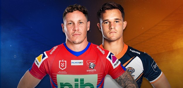 NRL Teams: Knights v Wests Tigers