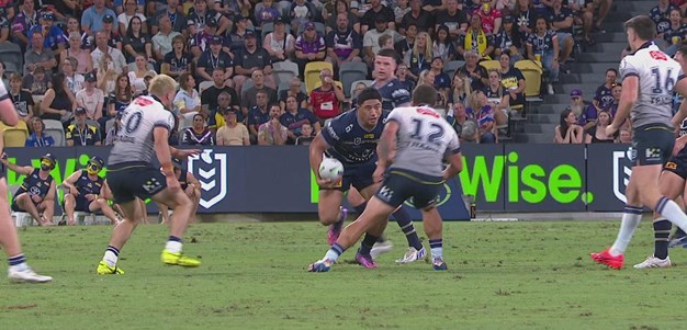 Taumalolo has left the field with an injury