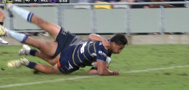 Coates incredibly chases down and stops Taulagi