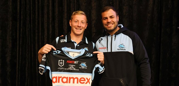 Inside Miller's NRL debut jersey presentation