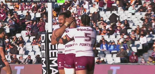 Speedster Koula gets his first NRL try