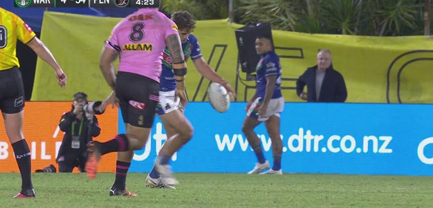 Harris-Tavita's huge boot