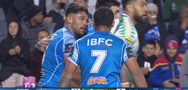 Paulo flicks it on for a Nofoaluma double