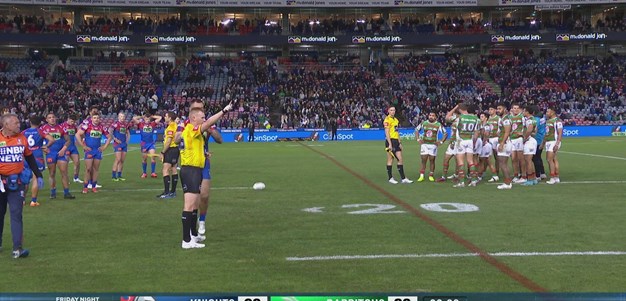 Klemmer sent off at the death