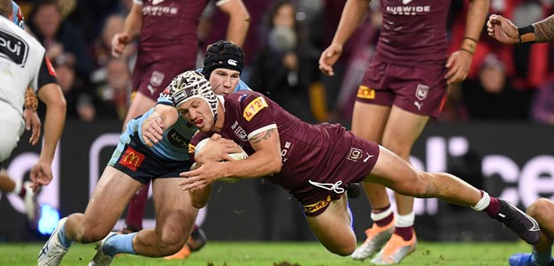 Ponga with the quick feet and a superb try