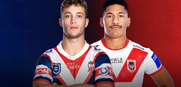 Roosters v Dragons: Round 18