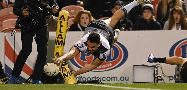 Coates flies horizontal to the ground