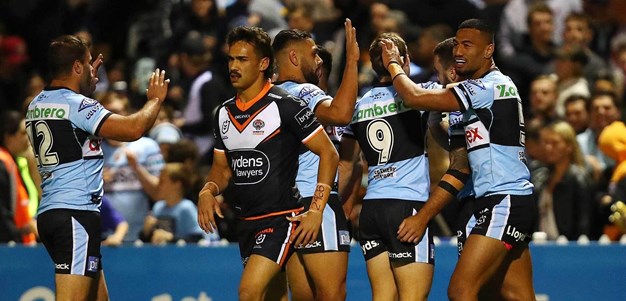 Match Highlights: Wests Tigers v Sharks