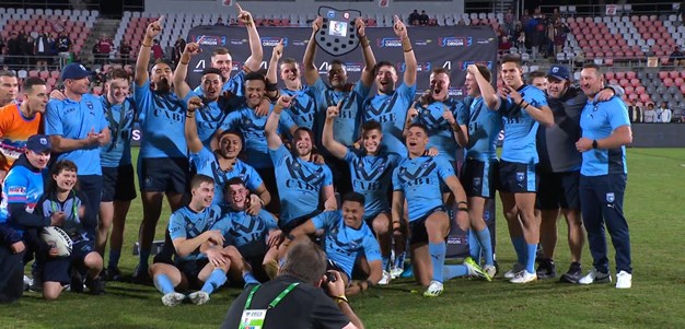 The U19 Blues lift the shield